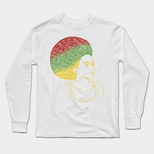 Afro Black Pride Woman T Long Sleeve T-Shirt